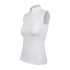 Woof Wear Ladies Sleeveless Tech Riding Shirt (White)