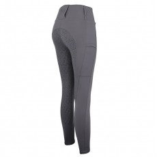 Woof Wear Ladies All Season Riding Tights - Full Seat (Dove Grey)