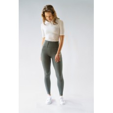 Woof Wear Ladies All Season Riding Tights - Full Seat (Sage Green)