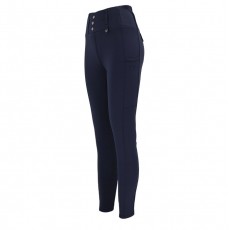 Woof Wear Ladies Vision Riding Tights - Full Seat (Navy)
