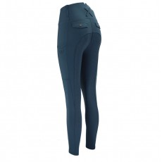 Woof Wear Ladies Vision Riding Tights - Full Seat (Petrol)