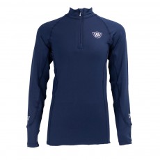 Woof Wear Young Rider Long Sleeve Tech Riding Shirt (Navy)