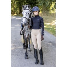 Woof Wear Young Rider Long Sleeve Tech Riding Shirt (Black)