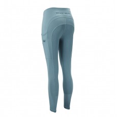 Woof Wear Young Rider Pro Riding Tights - Full Seat (Mineral Blue)