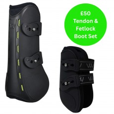 Woof Wear Vision Tendon & Fetlock Boot Set (Lime)