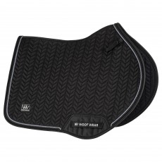 Woof Wear Herringbone Close Contact Saddle Cloth (Black)