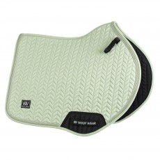 Woof Wear Herringbone Close Contact Saddle Cloth (Sage Green)