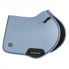 Woof Wear Herringbone Close Contact Saddle Cloth (Steel Blue)