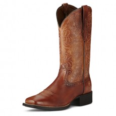 Ariat Women's Round Up Remuda Western Boot (Naturally Rich)