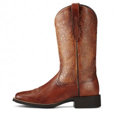 Ariat Women's Round Up Remuda Western Boot (Naturally Rich)