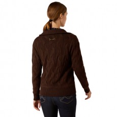 Ariat Women's Alamere 1/2 Zip Sweater (Coffee Bean)