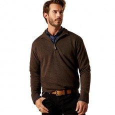 Ariat Men's Bolinas Sweater (Brown Heather)