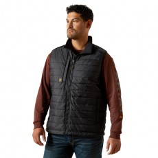 Ariat Men's Rebar Cordura Ripstop Lightweight Insulated Gilet (Black)