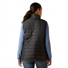 Ariat Women's Rebar Cordura Ripstop Lightweight Insulated Gilet (Black)