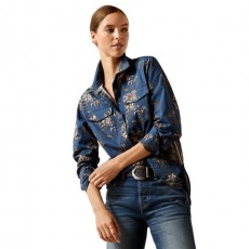 Ariat Women's Wolseley Shirt (Navy Toile)
