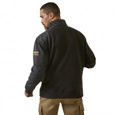 Ariat Men's Rebar Workman DuraCanvas 1/4 Zip Sweatshirt (Black)