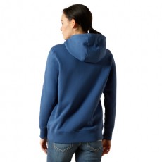 Ariat Women's Rebar Graphic Hoodie (Ensign Blue/Endless Sky)