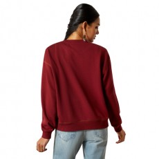 Ariat Women's Lasso Sweatshirt (Cabernet)