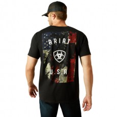 Ariat Men's Faded Bull T-Shirt (Black)