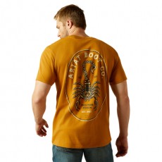 Ariat Men's Scorpion Seal T-Shirt (Bone Brown)