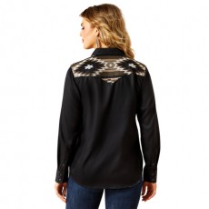 Ariat Women's Dawn Western Shirt (Black)