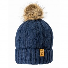 Woof Wear Cable Beanie (Navy)