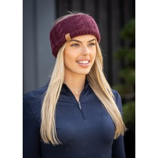 Woof Wear Cable Headband (Plum)
