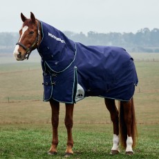 Weatherbeeta Comfitec Plus Dynamic Detach-a-Neck Turnout 0g (Navy/Forest Green)