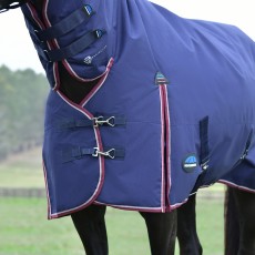 Weatherbeeta Comfitec Essential Turnout Combo 220g (Navy/Burgundy)