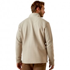 Ariat Men's Wilford 1/2 Zip Sweatshirt (Flint Grey Heather)