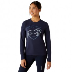 Ariat Youth Liberty Jump T-Shirt (Navy)