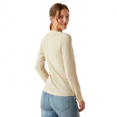 Ariat Women's Ritzy Logo T-Shirt (Pelican)