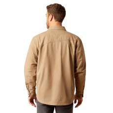 Ariat Men's Rebar Canvas Shirt Jacket (Khaki)