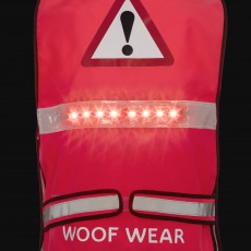 Woof Wear LED Hi Vis Riding Vest (Hi Vis Pink) Woof Wear LED Hi Vis Riding Vest (Hi Vis Pink)
