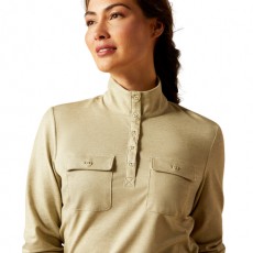 Ariat Womens Hillcoombe Buttoned Long Sleeve (Sage)