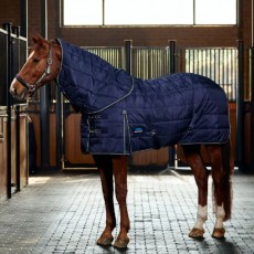 Weatherbeeta ComfiTec PP Channel Quilt Detach a Neck Stable Rug 220g (Navy/Charcoal)