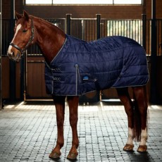 Weatherbeeta ComfiTec PP Channel Quilt Detach a Neck Stable Rug 220g (Navy/Charcoal)