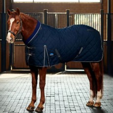 Weatherbeeta ComfiTec 1000d Diamond Quilt Detach a Neck Stable Rug 220g (Navy/Charcoal)