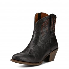 Ariat Women's Darlin Western Boot (Oiled Black)
