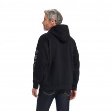 Ariat Mens Logo Hood (Black)