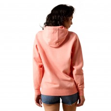 Ariat Womens Logo 2.0 Hood (Peach Amber Heather)