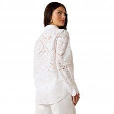 Ariat Womens Millington Longsleeve Blouse (White)