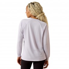 Ariat Womens Rebar Heat Fighter Essential Long Sleeve T Shirt (Thistle)