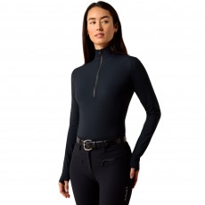 Ariat Womens Solveil 1/2 Zip Long Sleeve Baselayer (Black) Ariat Womens Solveil 1/2 Zip Long Sleeve Baselayer (Black)