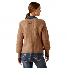 *OUTLET* Ariat Women's Blaydon Sweater (Woodsmoke Heather)