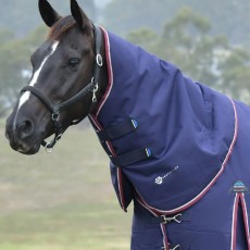 Weatherbeeta ComFiTec Essential Turnout Neck Cover 0g (Navy/Burgundy) Weatherbeeta ComFiTec Essential Turnout Neck Cover 0g (Navy/Burgundy)
