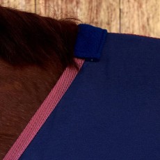 Weatherbeeta ComFiTec Cotton Sheet Standard Neck (Navy/Burgundy) Weatherbeeta ComFiTec Cotton Sheet Standard Neck (Navy/Burgundy)