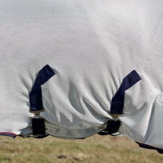 Weatherbeeta ComFiTec Airflow Fly Sheet Combo Neck (Grey/Navy/Burgundy) Weatherbeeta ComFiTec Airflow Fly Sheet Combo Neck (Grey/Navy/Burgundy)