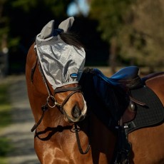Weatherbeeta ComFiTec Hexi Shield Ride On Fly Mask (Silver)