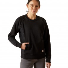 Ariat Women's Rebar Lightweight Fleece Sweatshirt (Black) Ariat Women's Rebar Lightweight Fleece Sweatshirt (Black)
